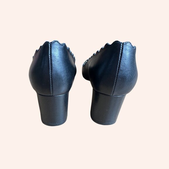 Vintage Black Chloe Kitten Heels - Picture 3 of 4